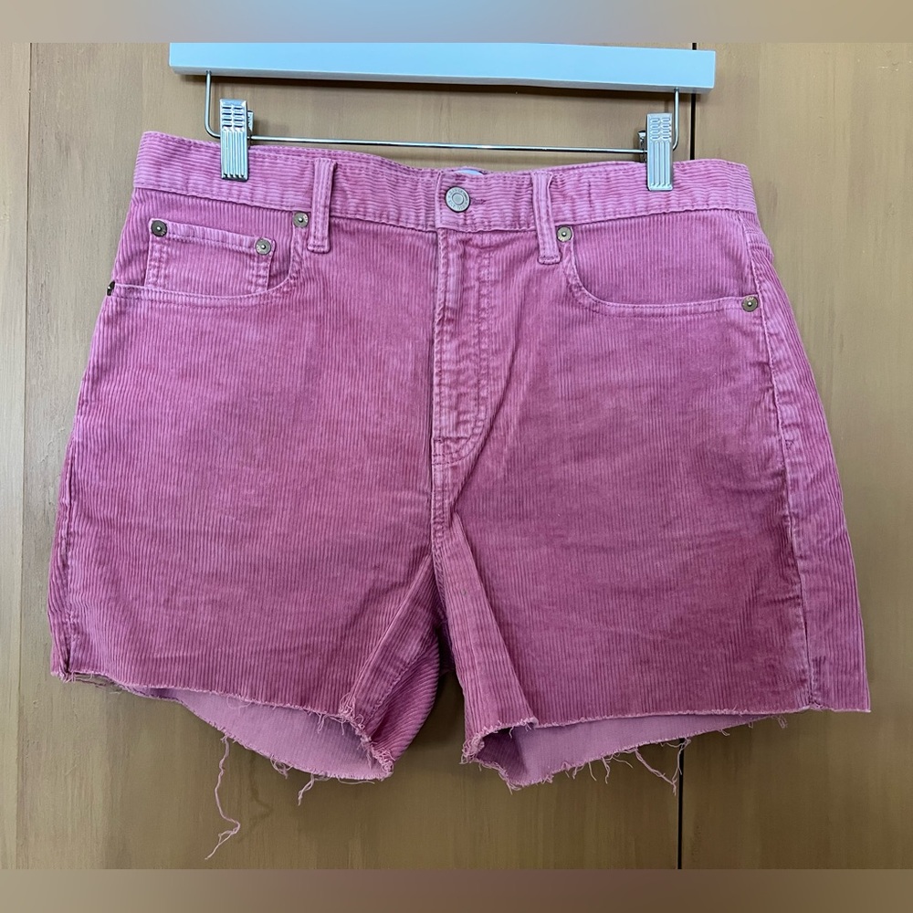 Gap corduroy rose pink shorts 8